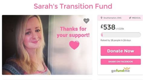 Transgender Woman Crowdfunding For £20000 Treatment Bbc News