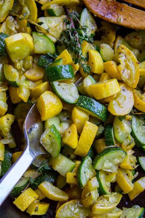 If it's grated you have found an honorable challenge but there is no actual ability to say what goes with zucchini slice the zucchini using a mandolin. 10 Minute Sautéed Zucchini and Squash Side Dish - The Food ...