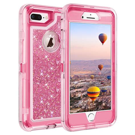 For Iphone X 8 7 Plus 6s Plus 6 Glitter Liquid Case Belt