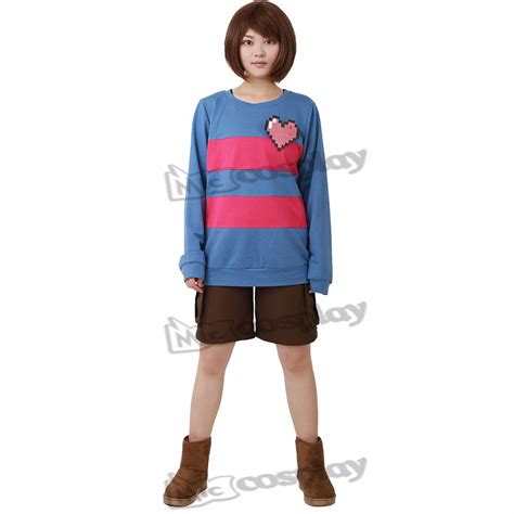 Undertale Protagonist Frisk Cosplay Costume Women Clothes In Game