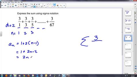 Factorials And Sigma Notation Youtube