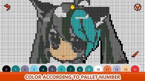 It can be done calmly and without. Anime Manga Color by Number - Pixel Art , Sandbox Coloring ...