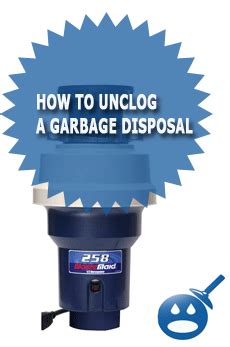 A clogged garbage disposal drain pipe is the result of improper usage of the appliance, but it is very easy to fix—and easy to prevent in the future. How To Unclog a Garbage Disposal | Wet Head Media