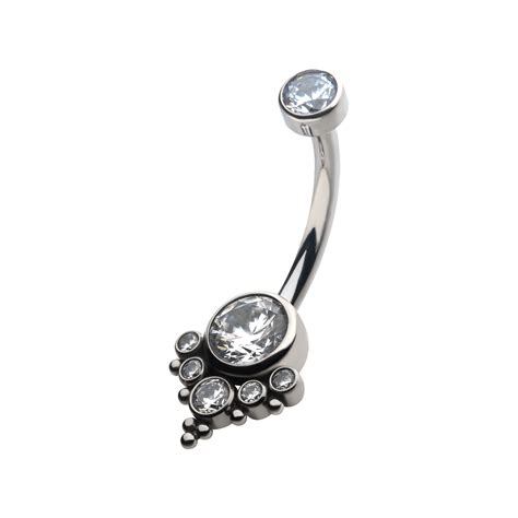 Upgrade Your Look With Navel Jewelry Featuring Bead Bezels