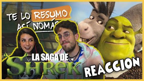 EspaÑol Reacciona A Te Lo Resumo Asi Nomas De Shrek Con Una Mexicana