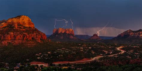 Monsoon Over Sedona Monsoon Storms Finally Made An Appeara Flickr