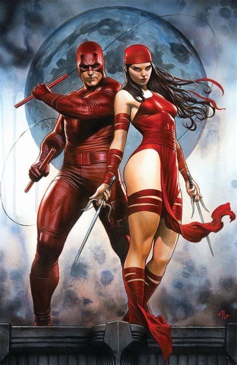 Daredevil Elektra Marvel Characters Marvel Elektra Marvel Comics Art