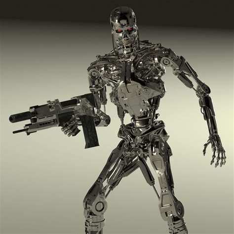 Terminator T 800 3d Render Renderhub Gallery