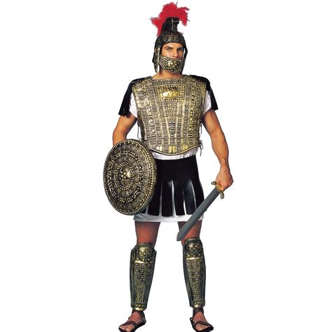 This Image Shows A Typical Roman Soldier Ready For Battle Armored