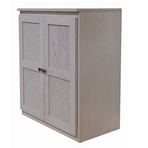 Concepts In Wood Storage Cabinet 36 Inch With 2 Shelves Coastal