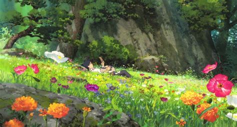 Anime Scenery Wallpaper Studio Ghibli Anime Wallpaper Hd