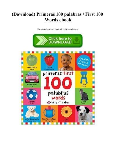 Download Primeras 100 Palabras First 100 Words Ebook