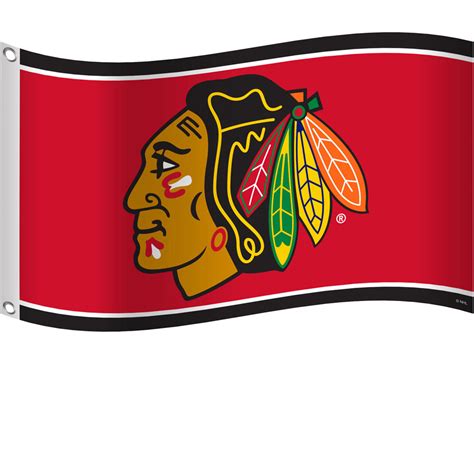 Thesportsdenca Chicago Blackhawks 3x5 Flag By Sports Vault