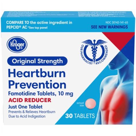 Kroger® Heartburn Prevention Tablets 30 Ct Kroger