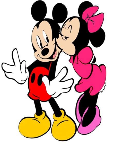 Mickey And Minnie Kissing Svg Instant Download