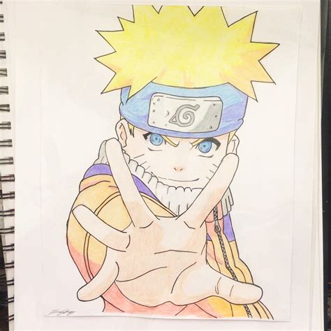 My Naruto Drawing 🥺👉👈🦊 Animesketch