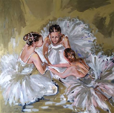 New Beginning Ballerina Painting Painting By Antigoni Tziora