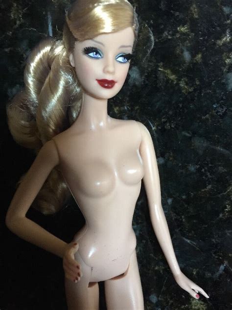 Nude Barbie Doll Model Muse Hair Light Brown Eyes Mackie For Ooak