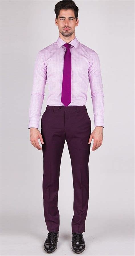 Luxurious Purple Pants Make A Statement With This Pant In A Rich Purple
