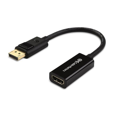 I bought a displayport to hdmi adapter, but there is no signal found. Cable Matters DisplayPort to HDMI Adapter (DP to HDMI ...