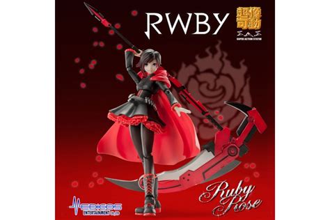 Super Action Statue Rwby Ruby Rose Medicos Mykombini