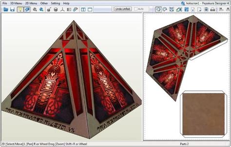 Papermau Star Wars Sith Holocron Information Device Paper Modelby