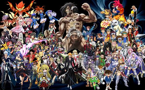 Todos Los Personajes Del Anime Juntos Anime Amino