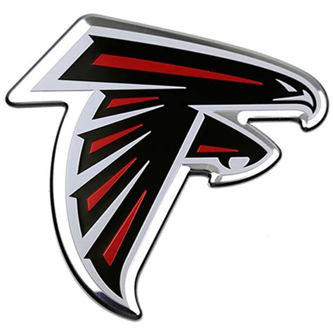 Atlanta Falcons Color Emblem 3 Car Team Decal