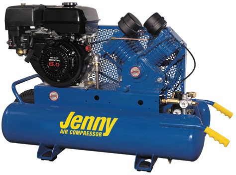 Jenny 9hp 15gallon 1stage Truck Mount Gas Powered Air Compressor 15cfm