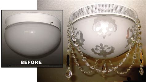 Wall sconces, pendant lighting, rustic lights How to Make Over a Ceiling Light Fixture | Style with a Smile