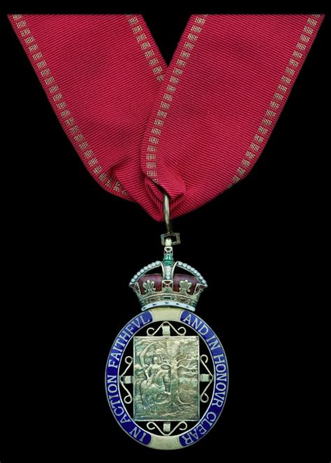 1102 The Order Of The Companions Of Honour Eiir Neck Badge Silv