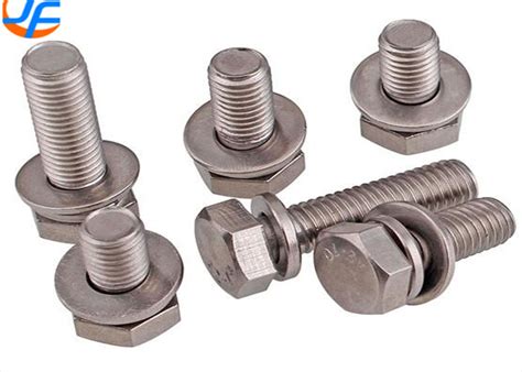 A2 70 Stainless Steel Hex Bolt With Nut And Washer Size M4 M48 Din933