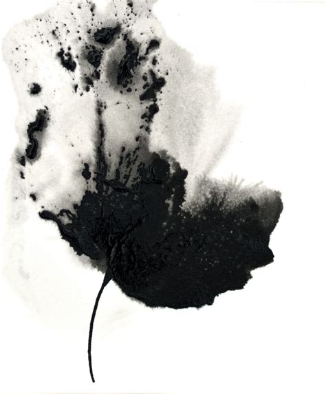 Painting In Black And White A Bold Art Palette Abstract Flower Art