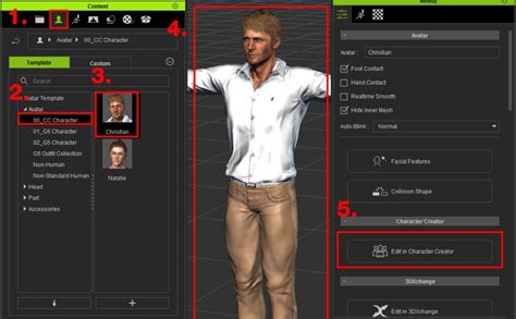 Starting The Character Creator Tool