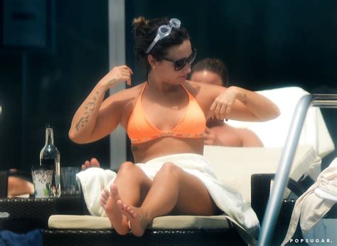 Demi Lovato In A Bikini In Miami Photos Popsugar Celebrity Photo 4