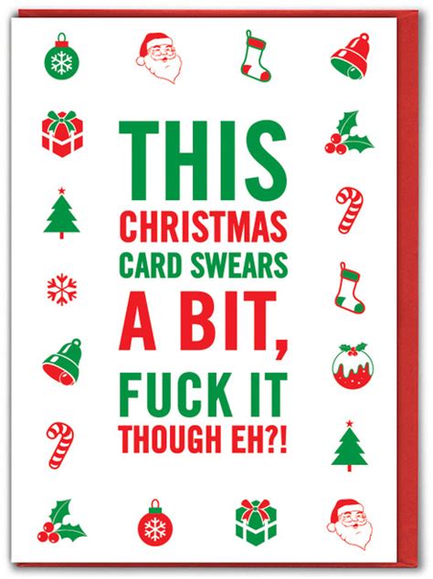 Rude Christmas Card Chlamydia By Brainbox Candy