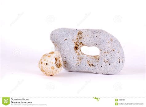 Having A Holes Stones Stock Photo Image Of Stone Conceptual 4055484