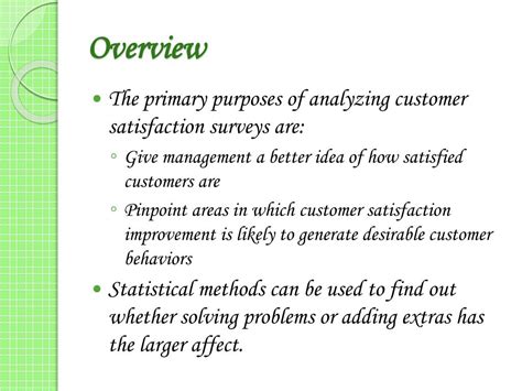 Ppt Customer Satisfaction Psychology Survey And Analysis Powerpoint Presentation Id1640746