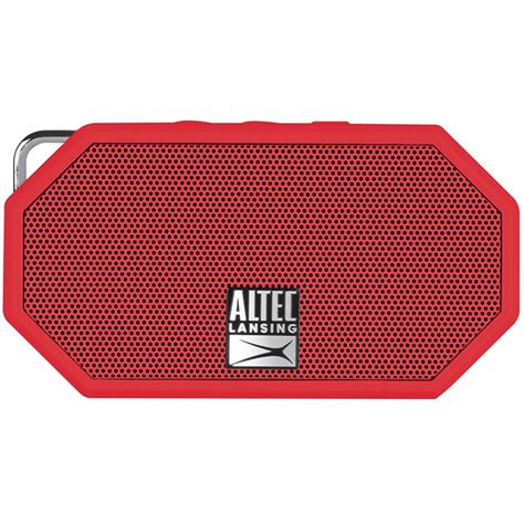 Altec Lansing Mini H2o 3 Rugged Bluetooth Speaker Red
