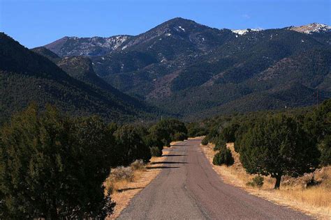Magdalena Mountains From Water Canyon Road Photos Diagrams And Topos