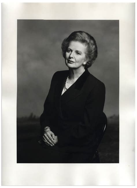 Lot Detail Large X Photograph Of Margaret Thatcher Taken By Terence Donovan In