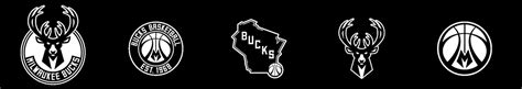 Polish your personal project or design with these milwaukee bucks transparent png images, make it even more personalized and more attractive. Milwaukee Bucks logo - all - black and white | logos_sports | Pinterest | Bucks logo and Logos
