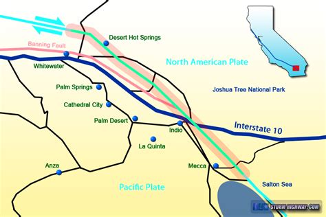 Palm Springs Map Of California