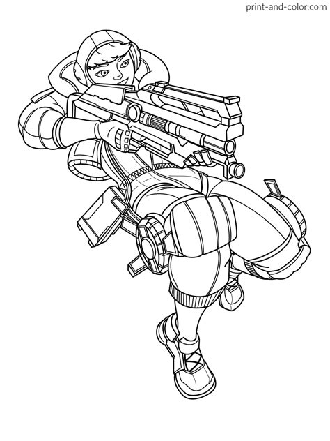 Apex Legends Coloring Pages Print And