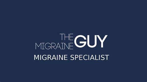 The Migraine Guy Seeing A Migraine Specialist Youtube