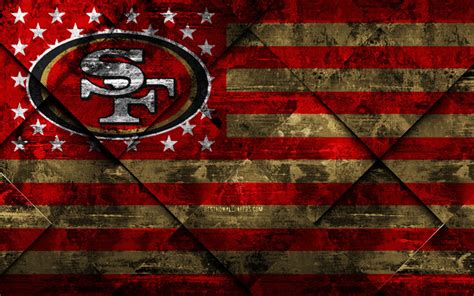Download Wallpapers San Francisco 49ers 4k American Football Club