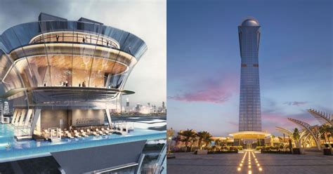 Palm Jumeirahs Stunning Tower Is Now 95 Complete And Is Set To Open In