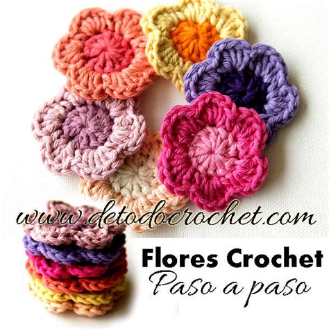 Ver más ideas sobre flores a crochet, croché, flores de ganchillo. Flores fáciles para tejer paso a paso