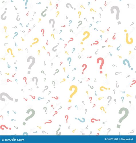 Quiz Seamless Pattern Question Marks Doubt Faq Background Simple