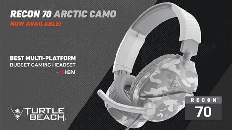 Turtle Beach Recon 70 Gaming Headset Now Available In Arctic Camo
